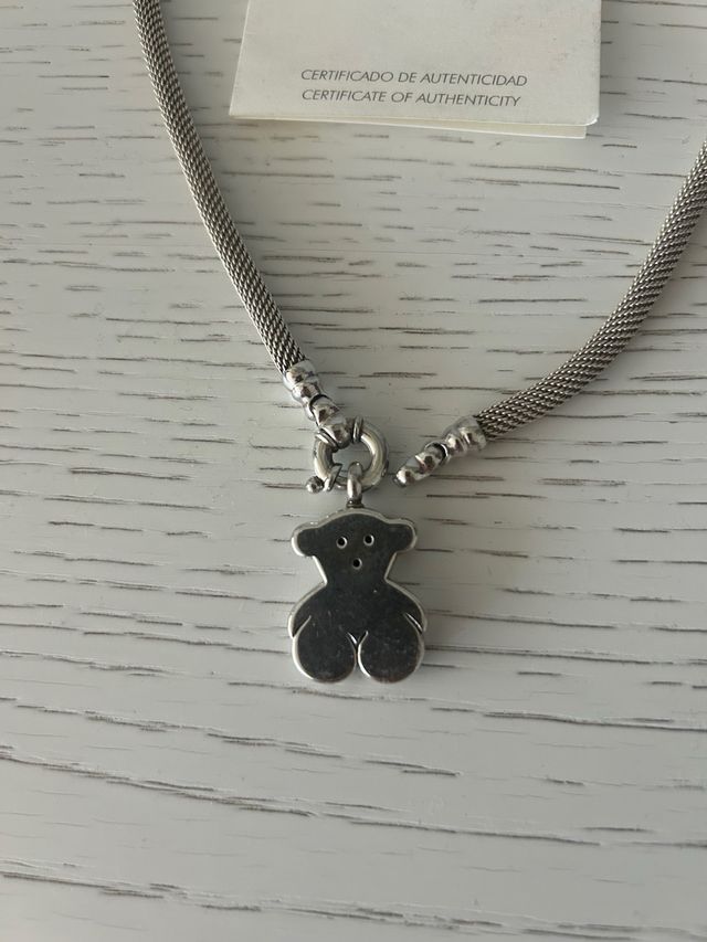 Collar TOUS oso plata
