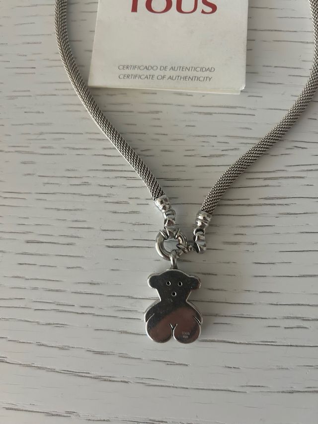 Collar TOUS oso plata