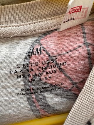 Camiseta Spiderman niño