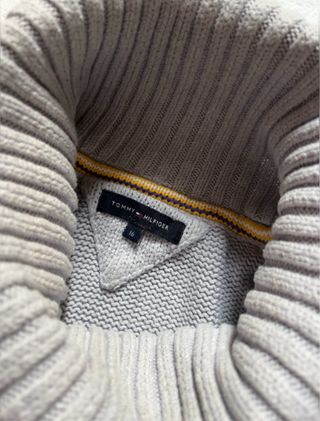 Maglione Tommy Hilfiger grigio collo alto