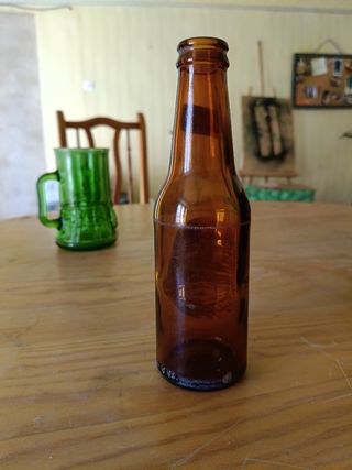 Botellín Cruzcampo vintage