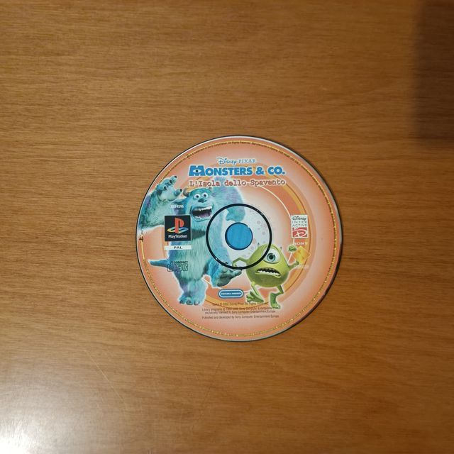 Monsters e Co L'Isola Dello Spavento - Ps1 - Disco