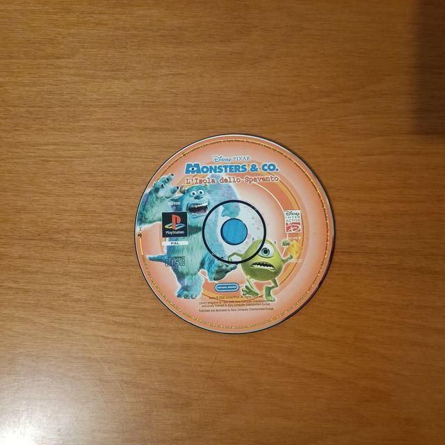 Monsters e Co L'Isola Dello Spavento - Ps1 - Disco