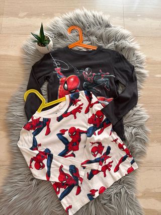 2 Camisetas Spiderman niño