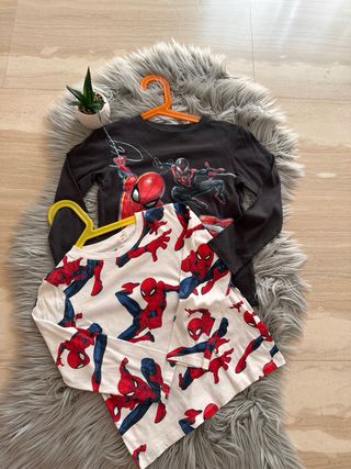2 Camisetas Spiderman niño