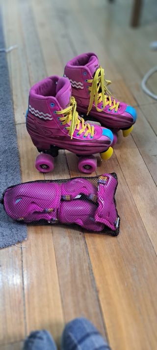 Patines Luna niña, usados talla europea 34-35 
