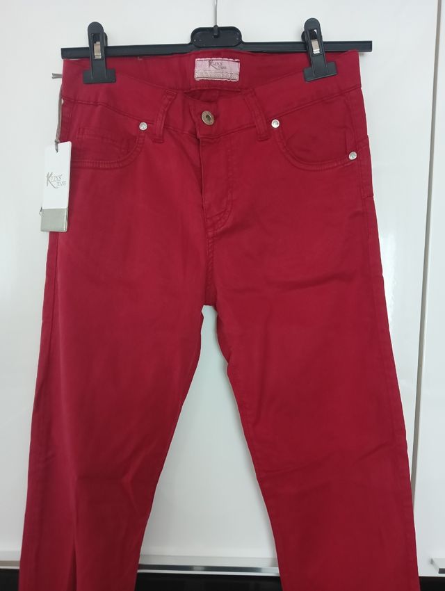 Pantalone klixs rosso
