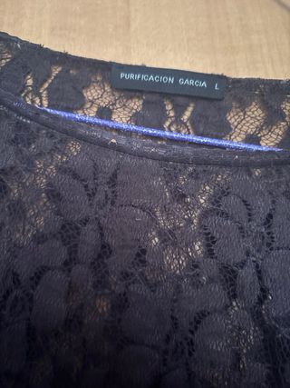 Blusa Purificación García marrón -