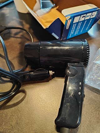 Mini secador de pelo 12v