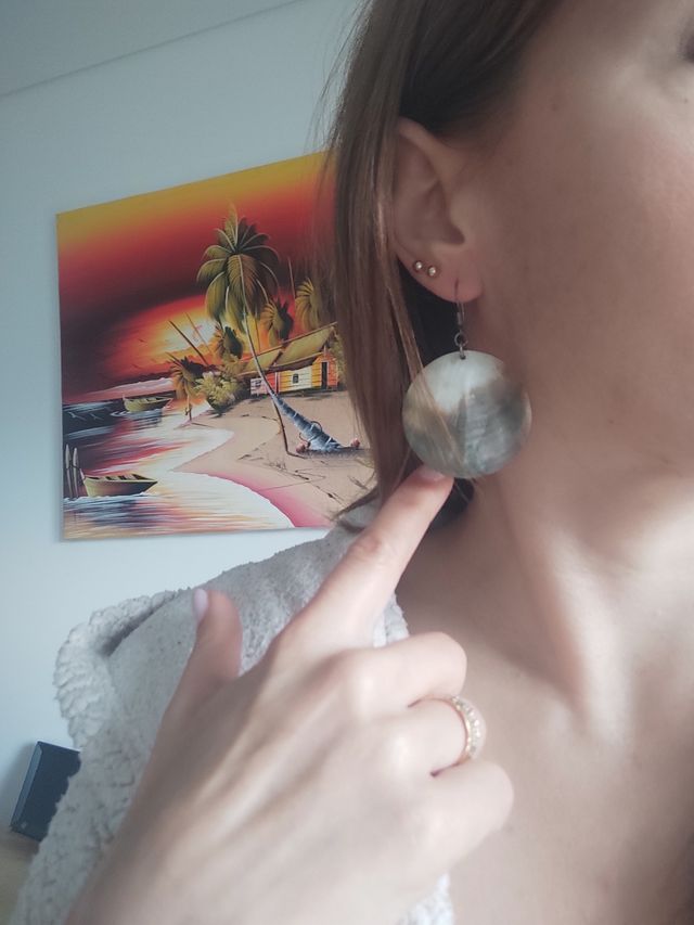 Brincos & Anel Prateado - 2 pares