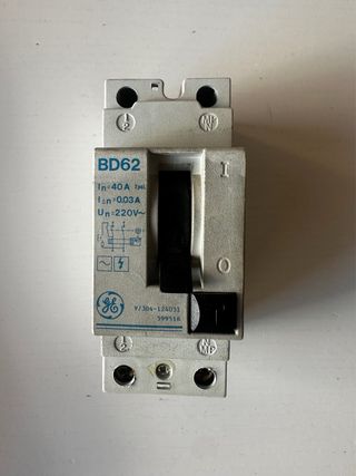 Interruptor diferencial 