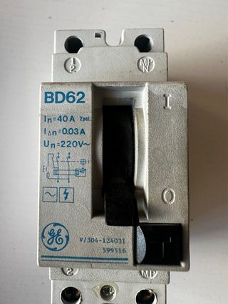 Interruptor diferencial 