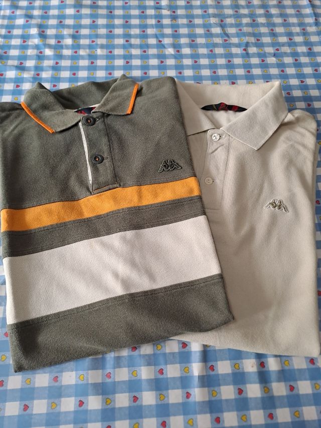 2 Polo Kappa a maniche corte