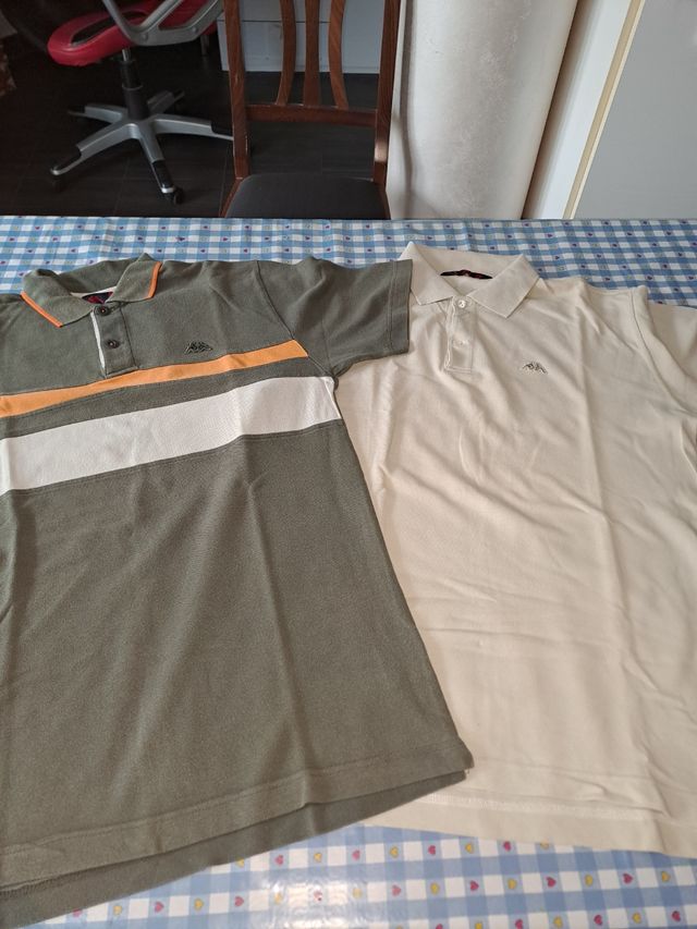 2 Polo Kappa a maniche corte