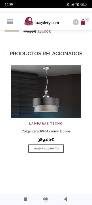 Lámpara techo Sophia 