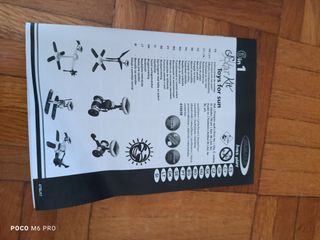 Juguetes solares 6 en 1