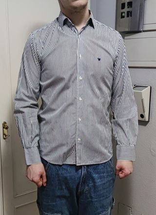 Camisa rayas hombre Caramelo talla 39