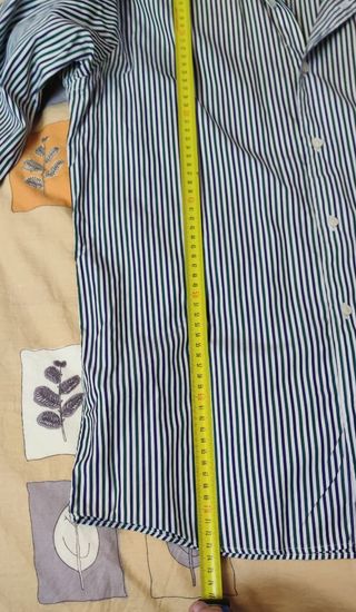 Camisa rayas hombre Caramelo talla 39