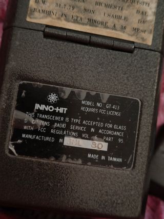  2 Radio ricetrasmittenti Inno-Hit 1W
