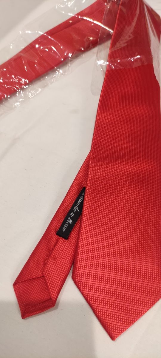 Cravatta rossa Lucio Lamberti, hand made