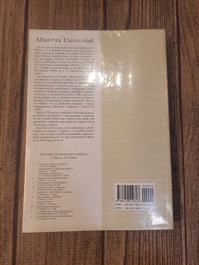 TRATADO DE PSICOLOGIA GENERAL, Nº 5. PENSAMIENT...