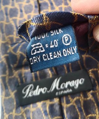 Corbata de Seda Pedro Morago