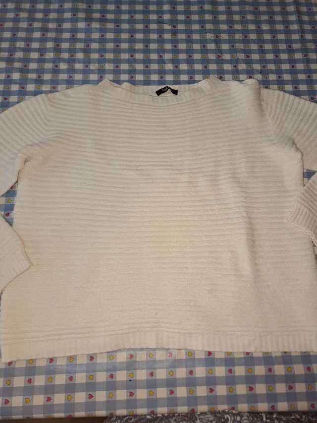 Maglia Talco bianca a maniche lunghe