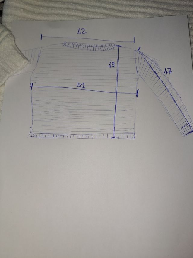 Maglia Talco bianca a maniche lunghe