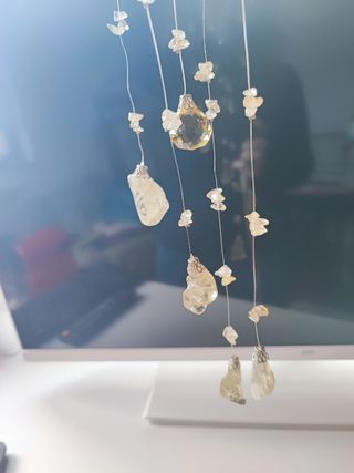 Acchiappasogni/scacciapensieri  pietre cristalli