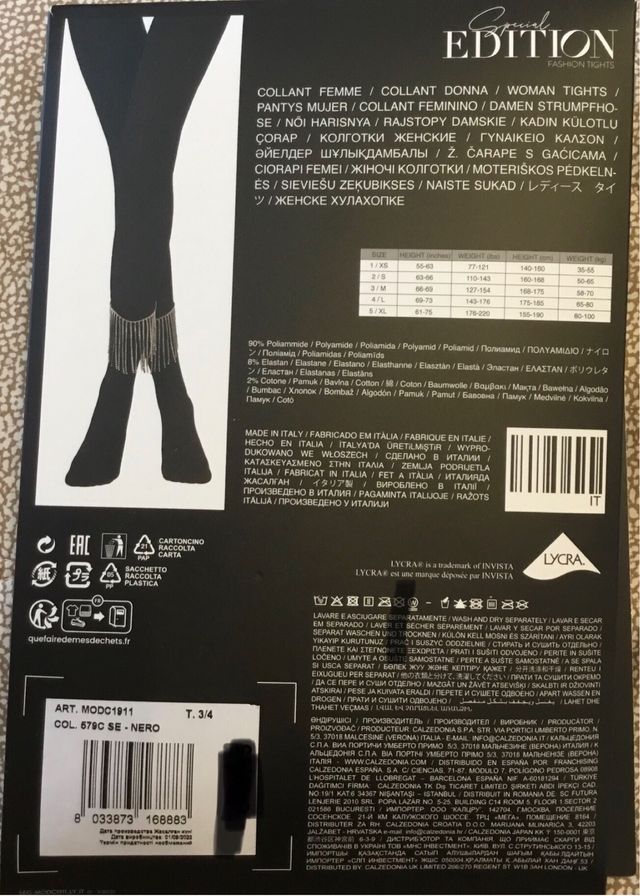 Calze nere Calzedonia