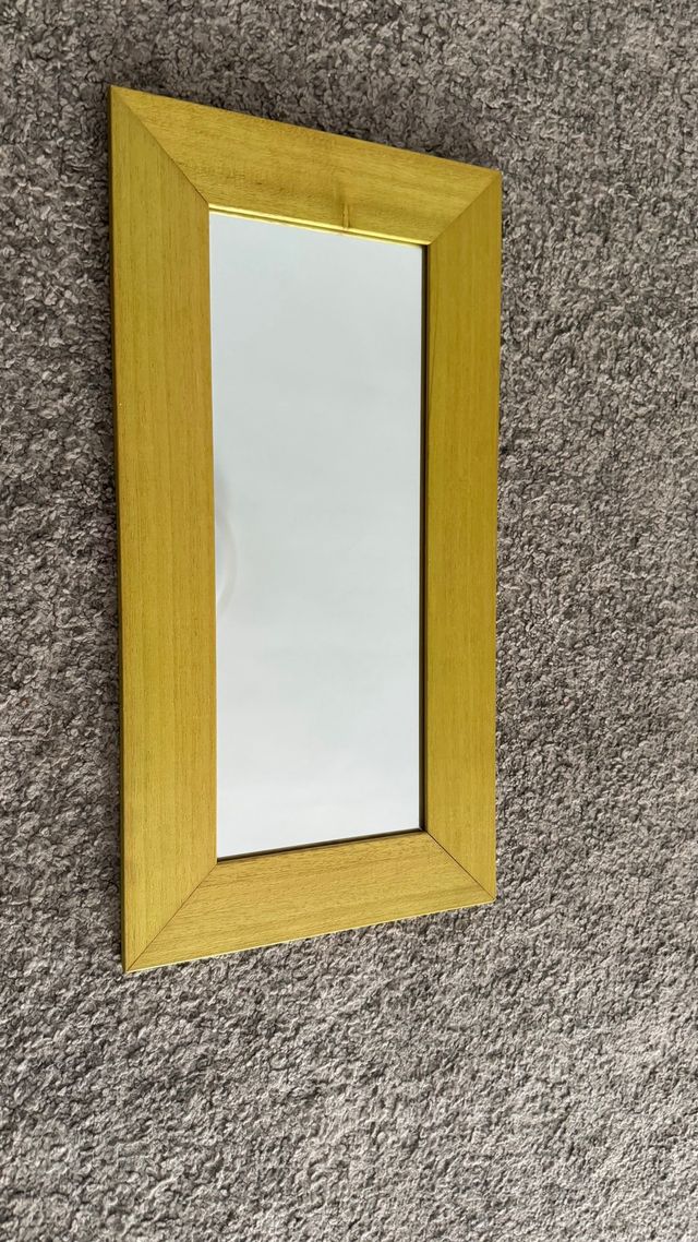 Espejo madera amarillo - Moderno