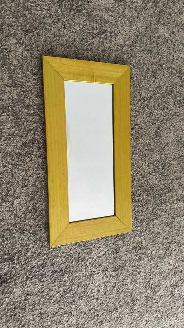 Espejo madera amarillo - Moderno