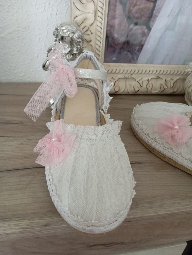 Esparteñas comunión niña