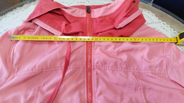 Cortavientos-chubasquero rosa