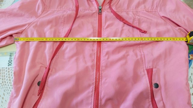 Cortavientos-chubasquero rosa