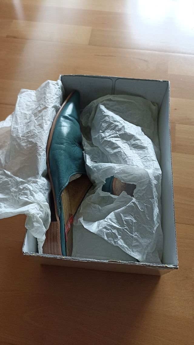 Zuecos tipo campero de piel