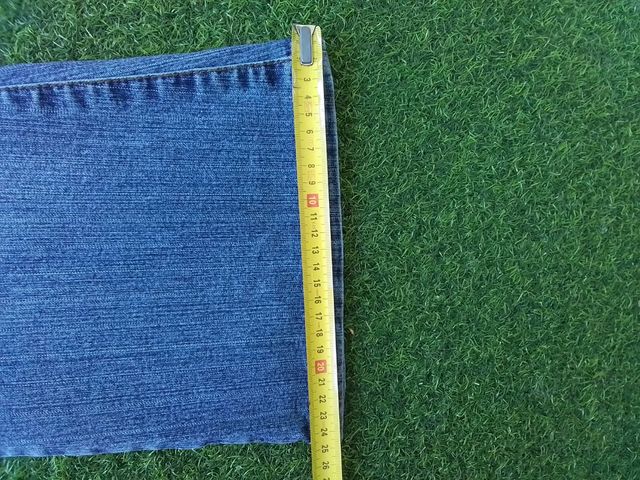 Vaqueros campana vintage azul