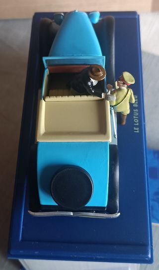 Tintin coche 1/43 68 Descapotable Loto Azul