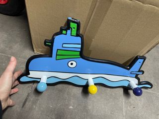 Percha infantil barco - colgador niños