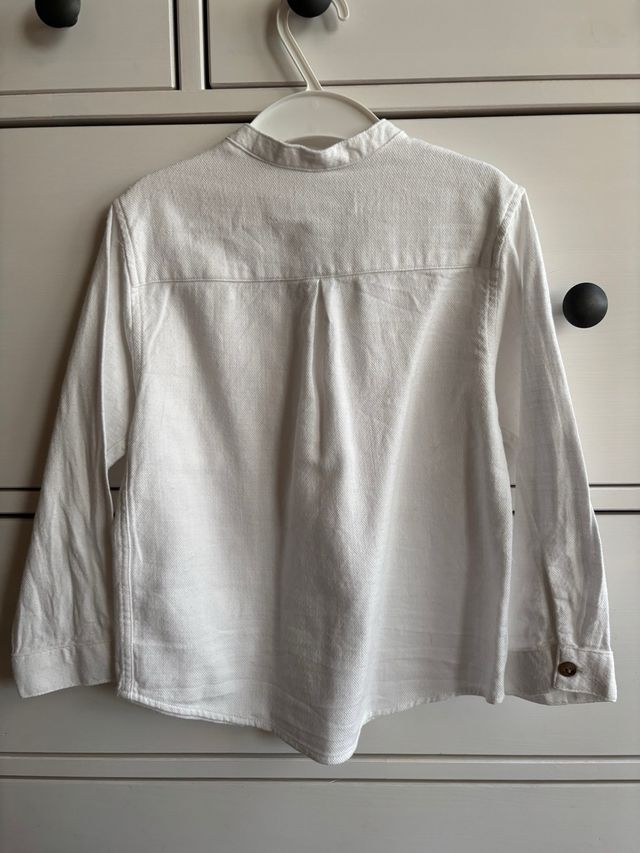 Camisa blanca niños 4 años zara