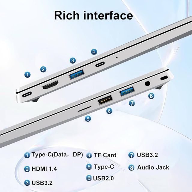 Ordenador portátil 14” i3 16GB 512GB SSD *NUEVO*