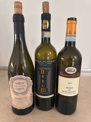 Bottiglie da collezione vuote