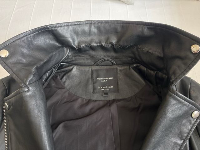 Cazadora negra Zara - Biker