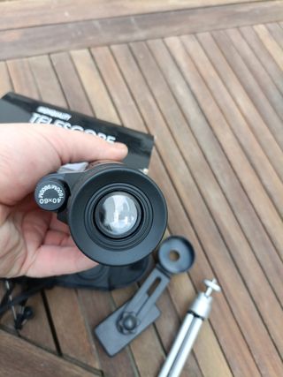 Zoom con trípode teléfono