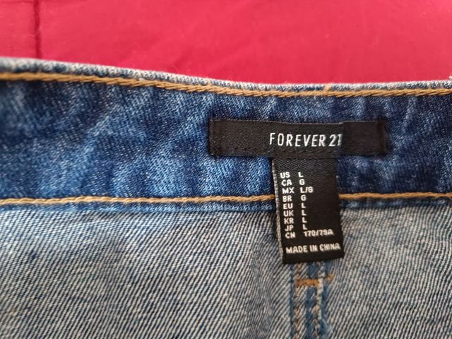 Falda vaquera L - Denim