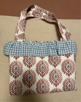 Maxi tote volante vichy de La Palmirita