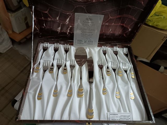 Servizio da 12 Laminato oro gottingen