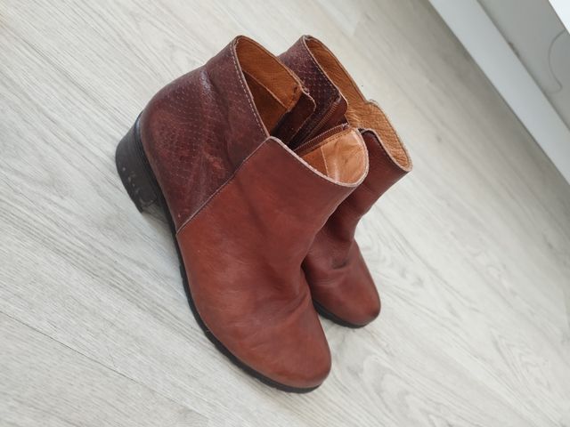 Botines de piel Antea