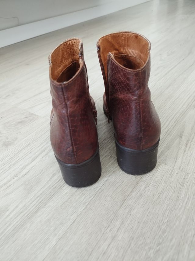 Botines de piel Antea