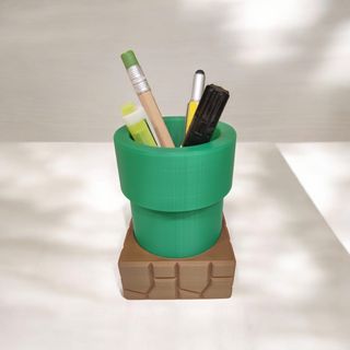 Portalápices Tubería Mario Bros